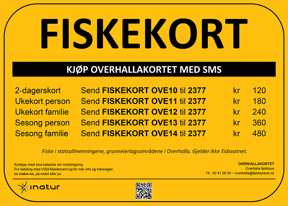 Informasjon om fiskekort